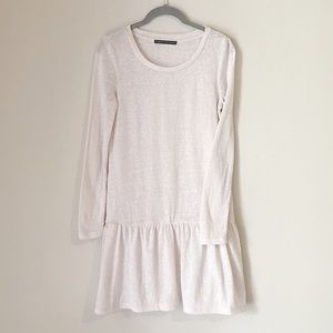 First & I Drop Waist Long Sleeve Dress